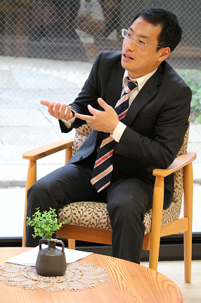 「ソナーレ石神井」のホーム長古田さん