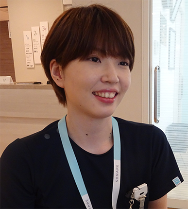「ソナーレ祖師ヶ谷大蔵」ケアスタッフのM.H.さん