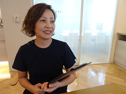 「ソナーレ祖師ヶ谷大蔵」ケアスタッフのR.M.さん