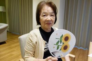 そよそよあおぐ、うちわ作り