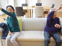 毎日の体操で日々の健康を...