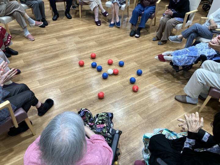 大人気！ボッチャ大会