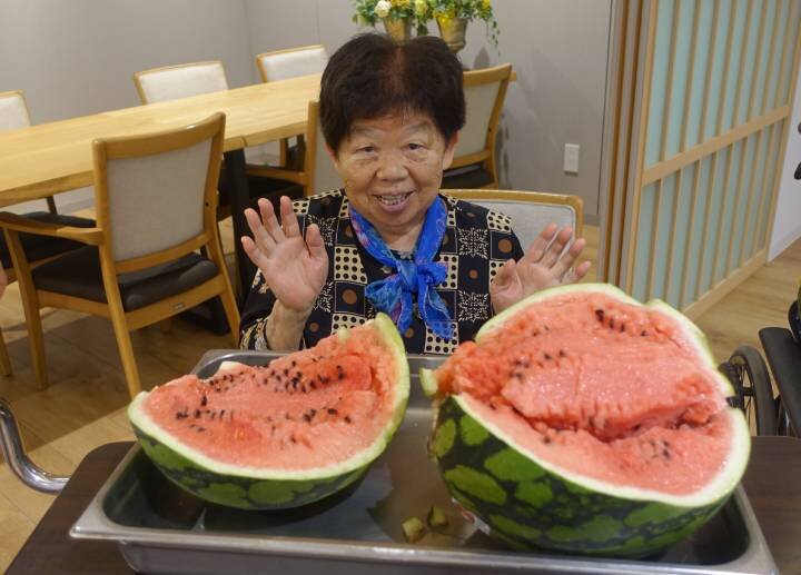 夏の思い出　～すいか割り～