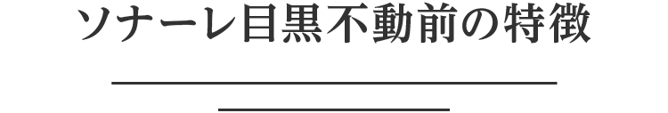 ソナーレ杉並上井草のこだわり