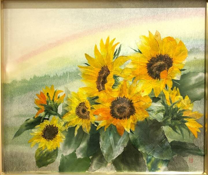 "Life Focus"を形にする取り組み　～芸術の秋を彩るちぎり絵作品～