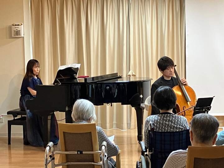 嬉しい再登板　～ピアノ＆チェロ演奏会～