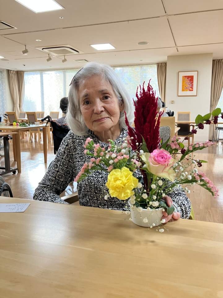 11月のフラワーアレンジメント