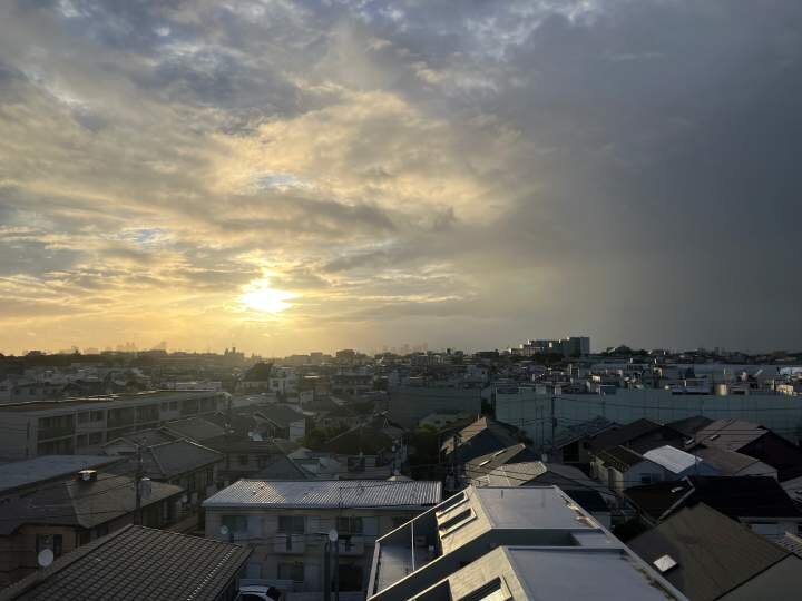 刻々と表情を変える景色