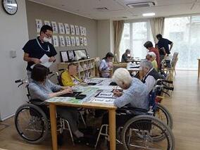恒例の書道くらぶを開催いたしました（2018年8月）
