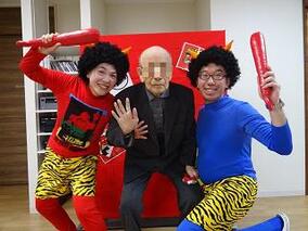 節分祭に赤鬼と青鬼がやってきた！（2019年2月）